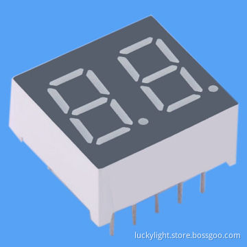 Seven-segment 2-digit LED display with Viewable Distance of 7m